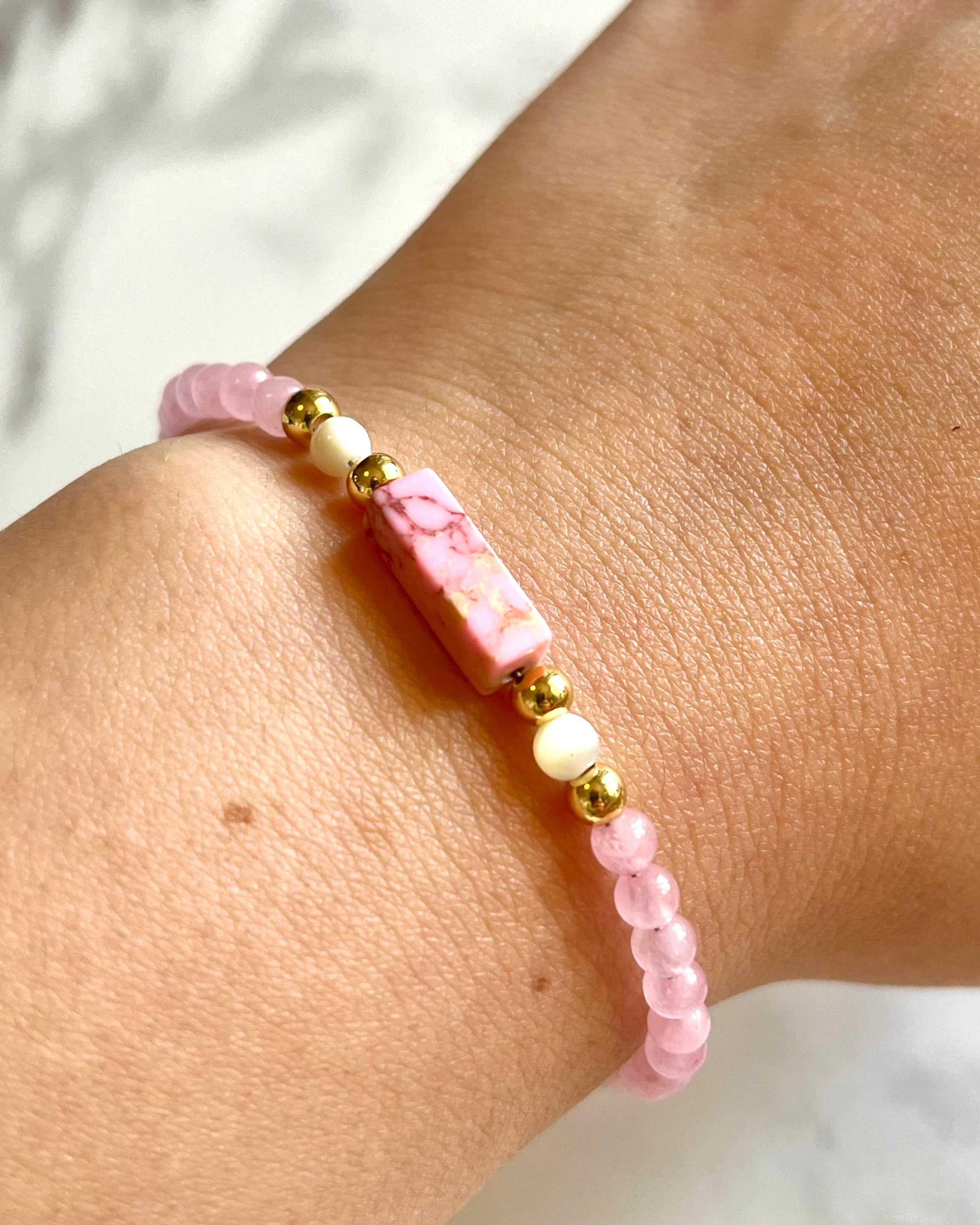 Bracciale Quadrilatero Rosa